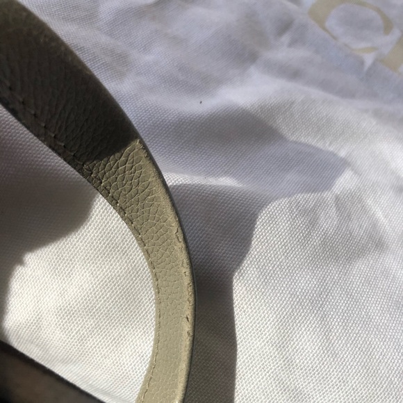 Chloe Paraty Sage Green Grained Leather Medium bag